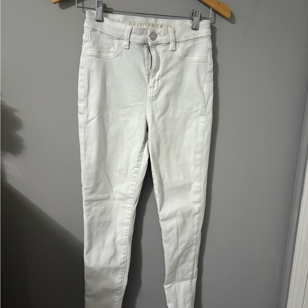 American Eagle Outfitters Women's White Skinny Jeans